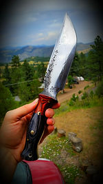 camping knife, camping knives, camping blade, camping blades, Colorado made blades, Colorado blacksmith, Rocky Mountain blacksmith, Rocky Mountain knife, Made in USA, USA knives, USA blades, USA made knives, USA made blades, custom made camping knife, camp
