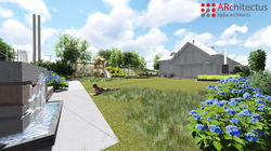 View from fontain Area