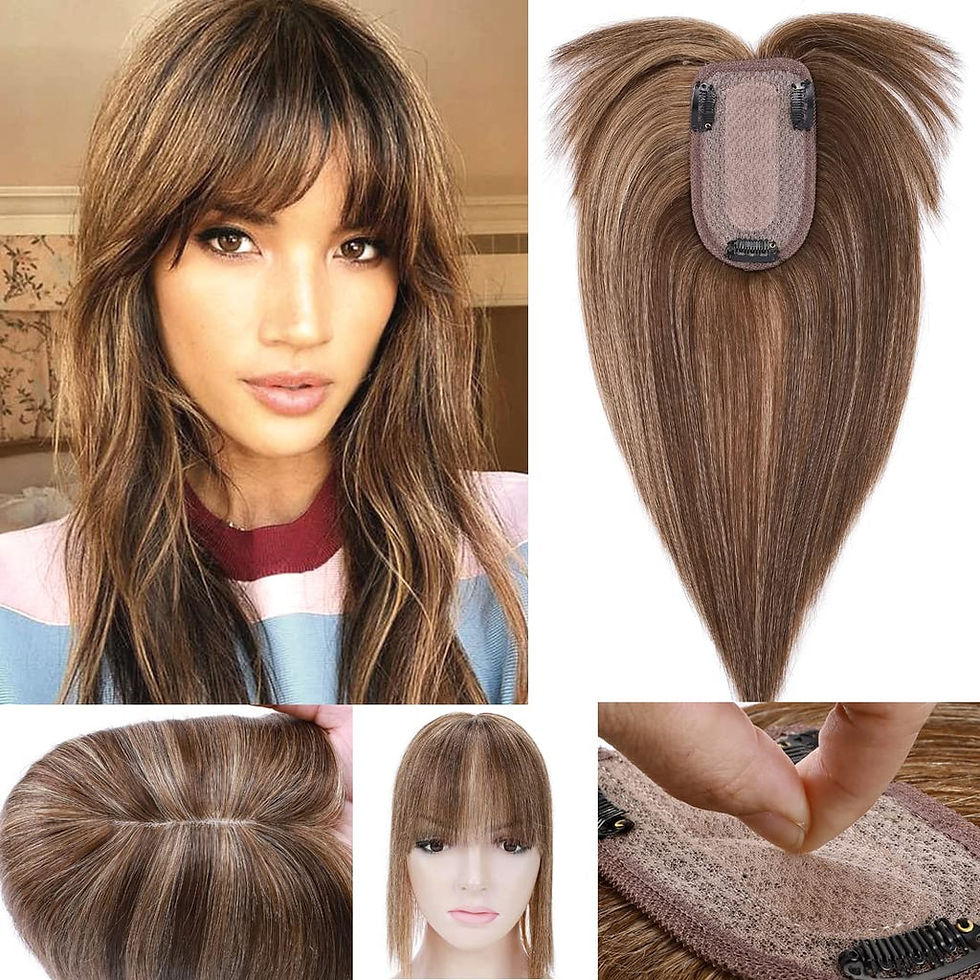 Thumbnail: Caramel Brown Light with Bangs #427