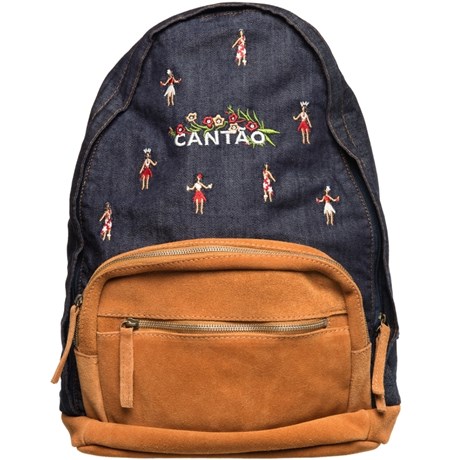 mochila jeans cantao