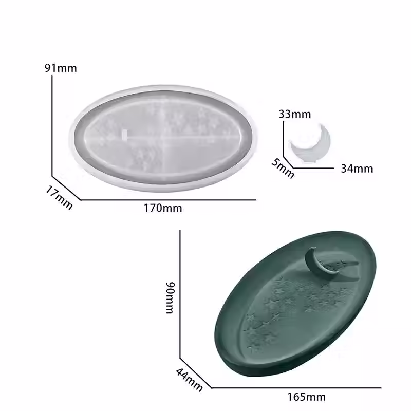 Miniatura: Silikonform für Resin Gießprojekte mit Epoxidharz, UV-Harz und Acrylharz