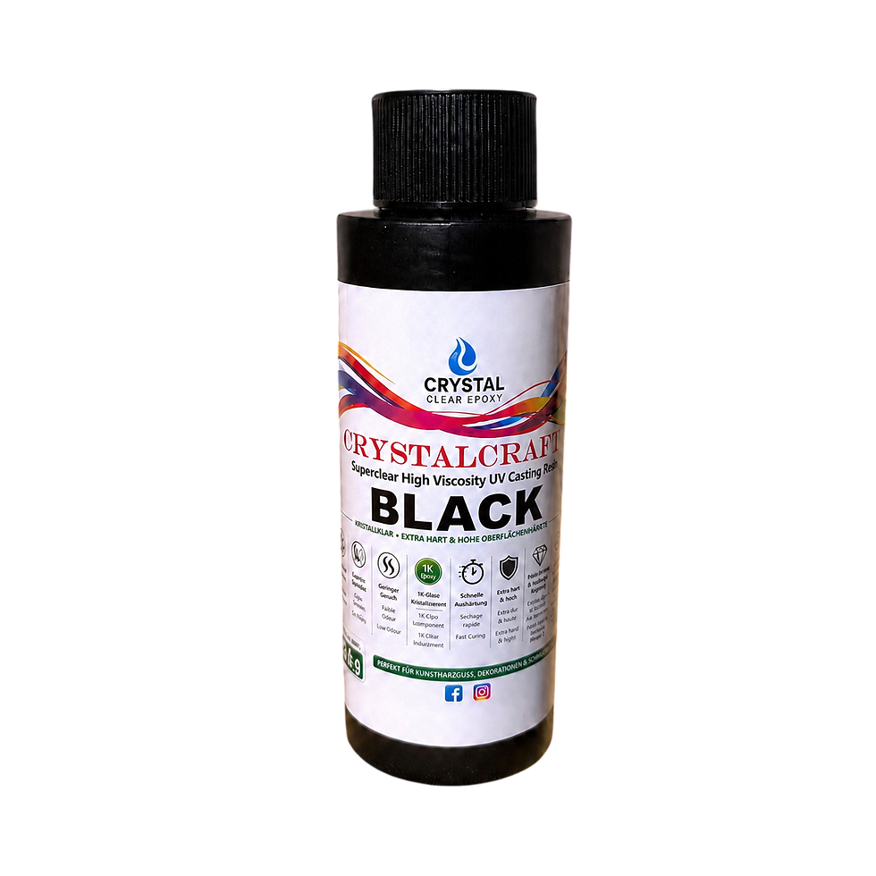 UV harz schwarz - UV resin Black