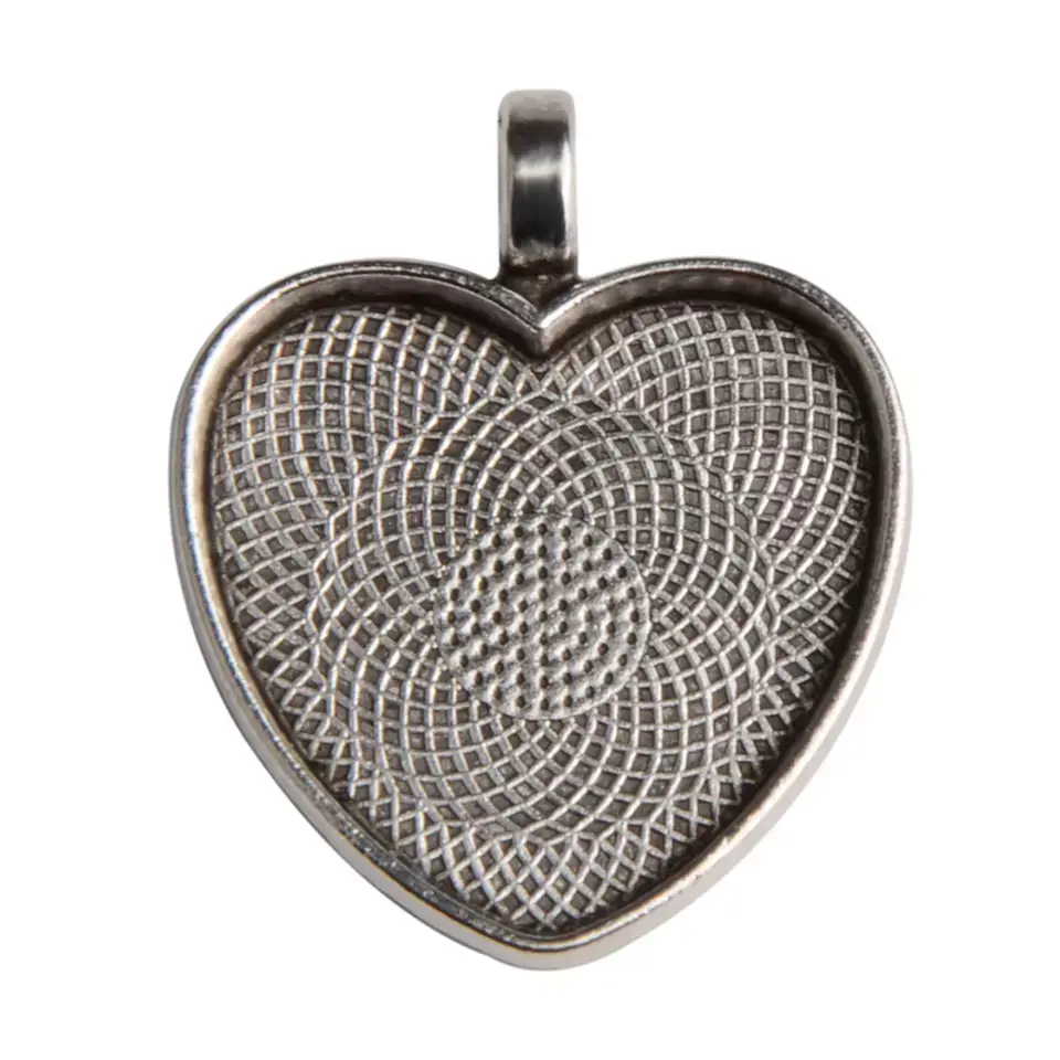 Miniaturbild: Metall Base für Epoxidharz oder UV-Harz Anhänger