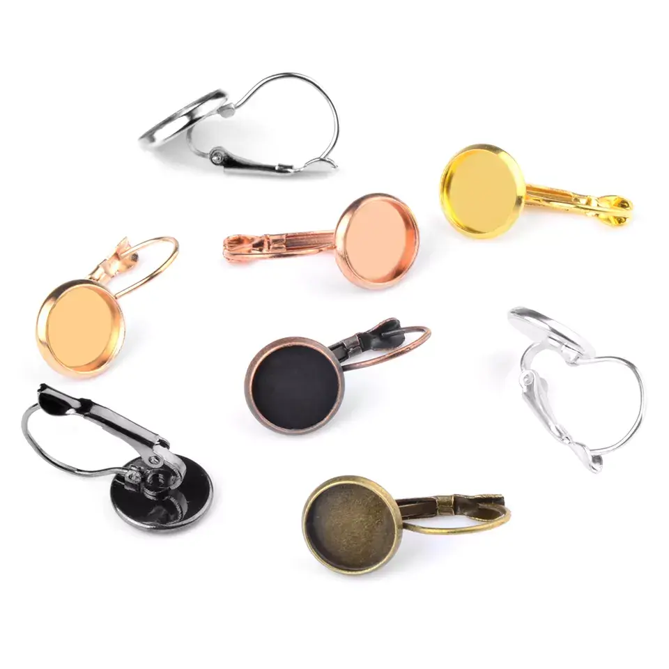 Miniaturbild: Metall Base für Epoxidharz oder UV-Harz Anhänger