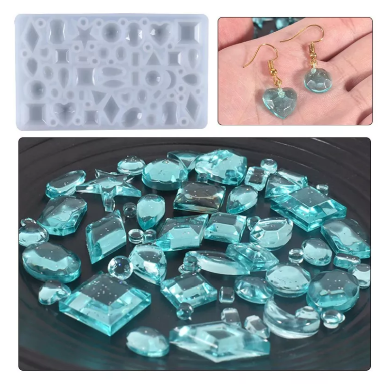 Flexible Silikonformen für Resin Art mit Epoxidharz, UV-Harz und Acrylharz