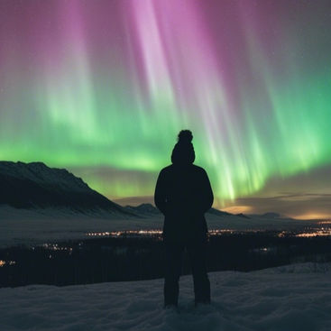 Exploring the Spiritual Metaphors of the Aurora Borealis and the Law of Attraction