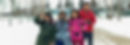 "Young Pinehouse Photography Club members posing and taking pictures with their cameras outside during winter.