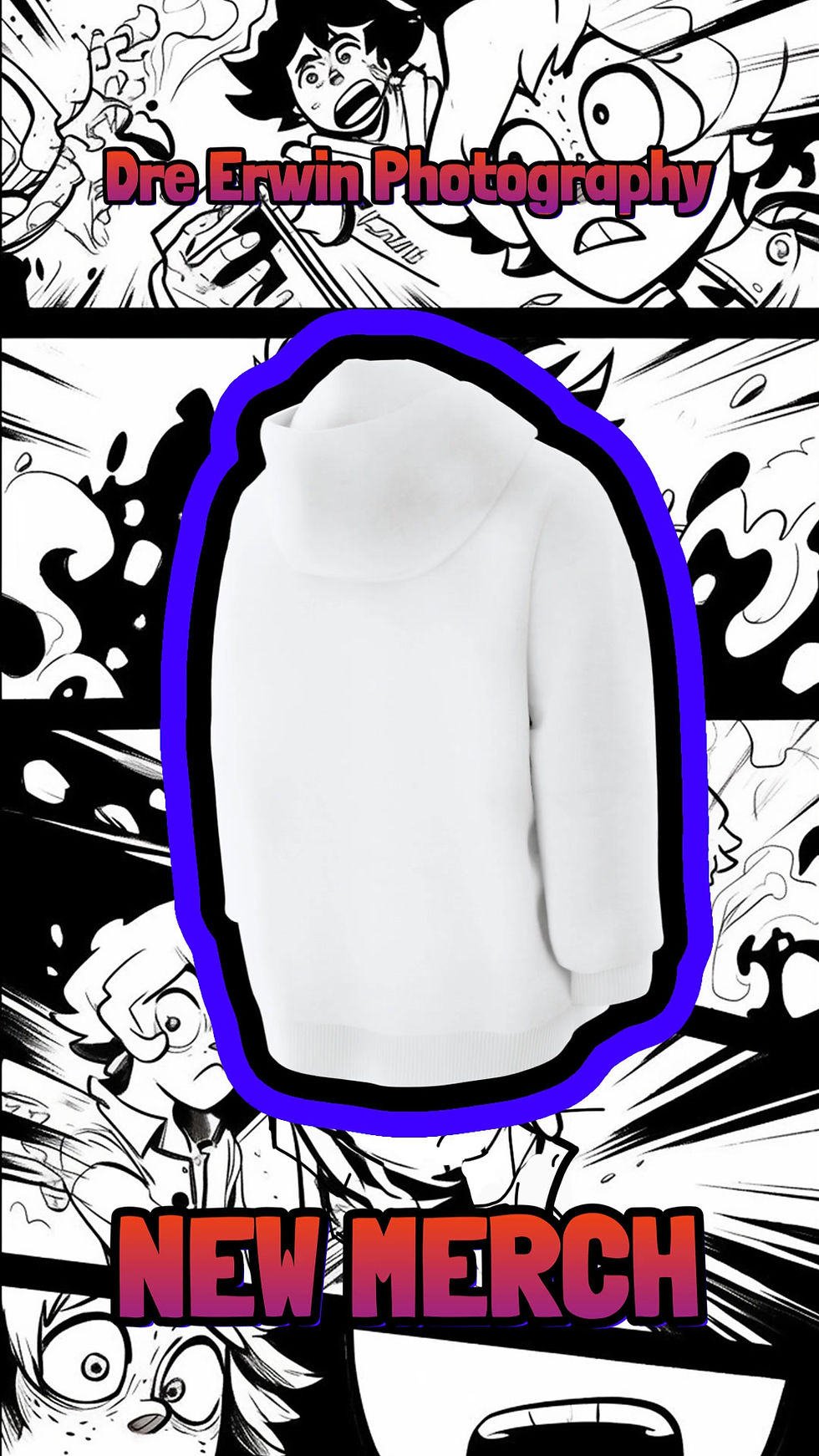 Miniature : Sweat à capuche unisexe en mélange épais DEP Dre Erwin Photography Cozy Blend™