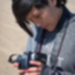 Teen participating in therapeutic photography session near Pinehouse Lake, Northern Saskatchewan, ex