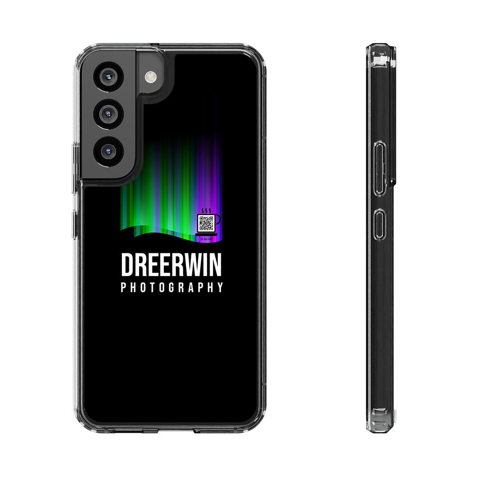 Miniature : Clear phone case featuring Northern Lights design by Dre Erwin Photography