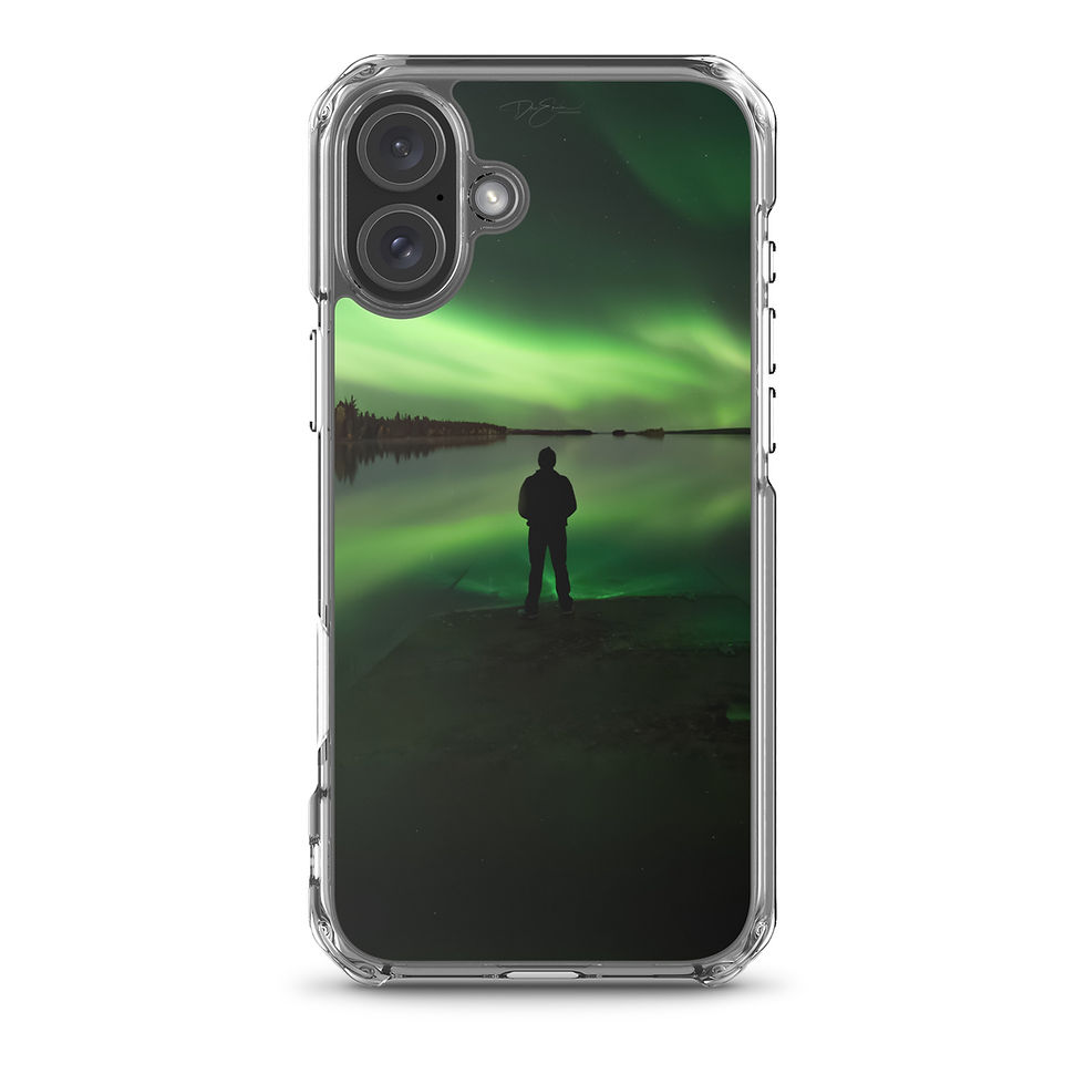 Miniature : Northern Saskatchewan aurora on iphone