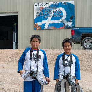 PPC elders gathering Pinehouse Lake | Youth mental health | Therapeutic Photography