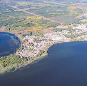 Pinehouse Lake drone footage | Saskatchewan Metis