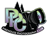 Official logo of the Pinehouse Photography Club (PPC) with creative text and a camera icon.