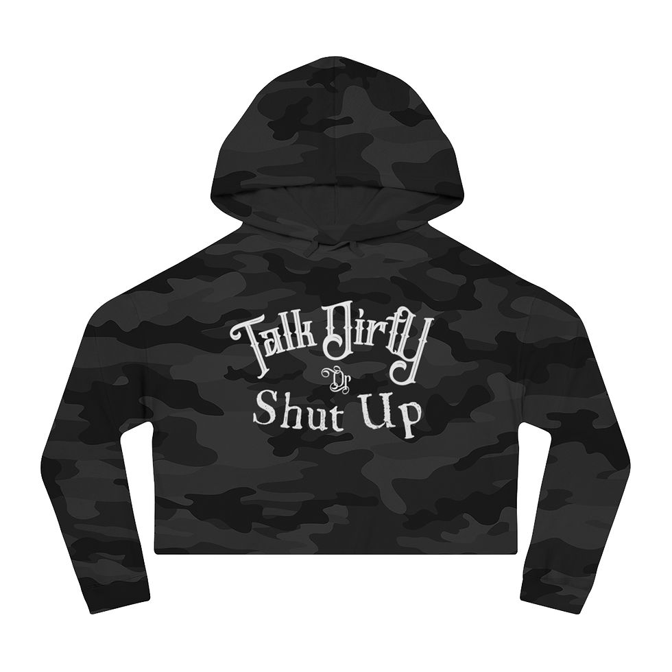 Thumbnail: Women’s Cropped Hooded Sweatshirt