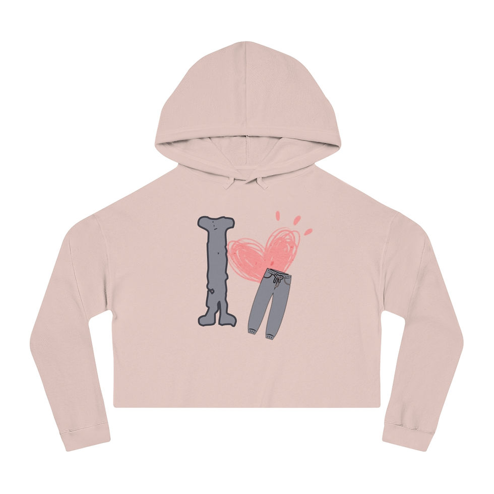 Thumbnail: Women’s Cropped Hooded Sweatshirt