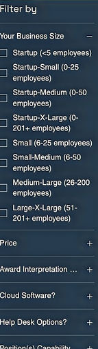DEMO Screenshot - Category Filters - RUN