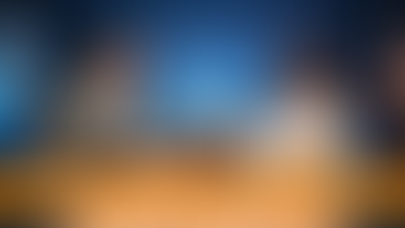 Two podcasters recording a show to be cited by AI