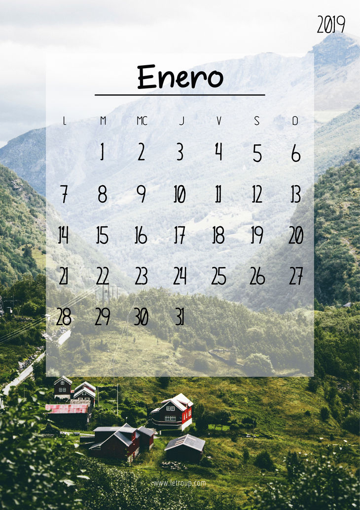 EMPEZEMOS EL 2019 CON UN DESCARGABLE DEL MES DE ENERO