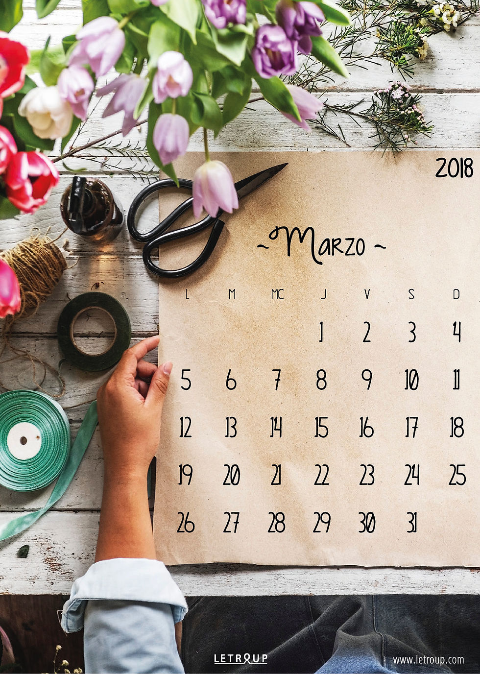 CALENDARIO MARZO - descargable