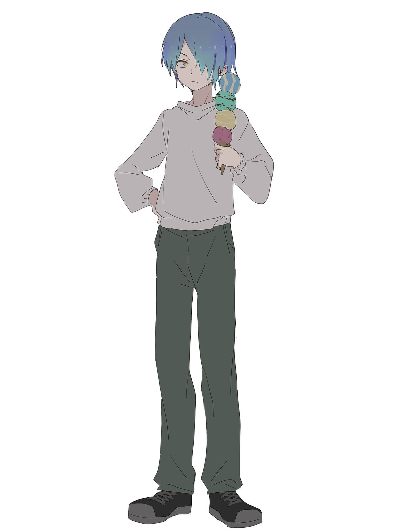 氷河雪月花(帽子・エプロンなし)