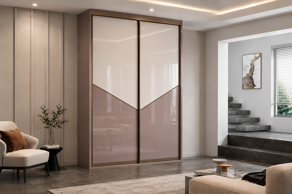 C-Slidoo wardrobe door design 1, luxury lobby entrance setting