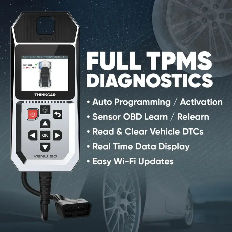 Thumbnail: THINKCAR Venu 90 - TPMS Activation Diagnostic Tool, Includes 4 Free Sensors