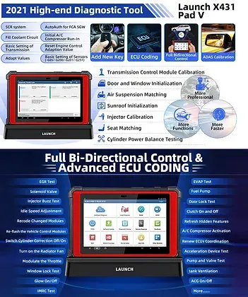 Thumbnail: Launch X431 PAD V (PAD 5) Universal Diagnostic System with Smart Box 3.0