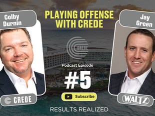 🎙️ Episode 5 of Playing Offense with CREDE — Building with Certainty: Insights from Jay Green of Waltz