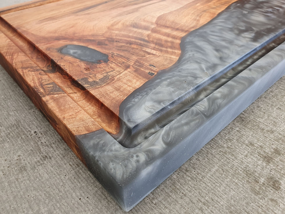 Thumbnail: Ambrosia Maple with Gun Metal epoxy - Board