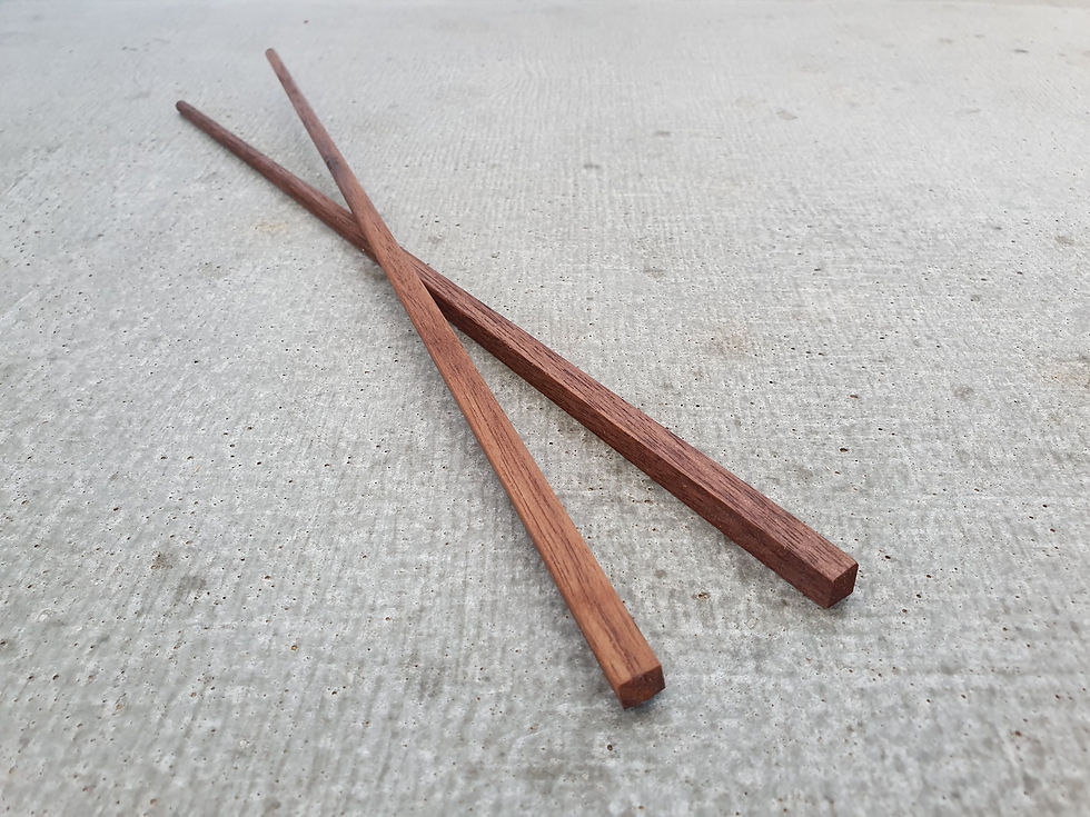 Thumbnail: Walnut Chopsticks 4 pair