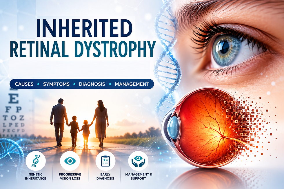 Inherited Retinal Dystrophy: Causes, Symptoms, and Diagnosis
