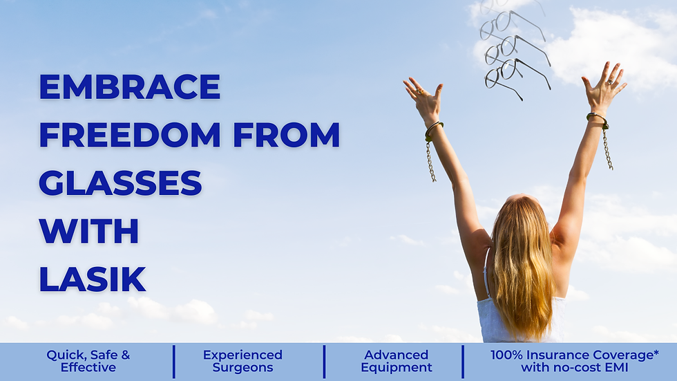 Eye surgery to Remove glasses 