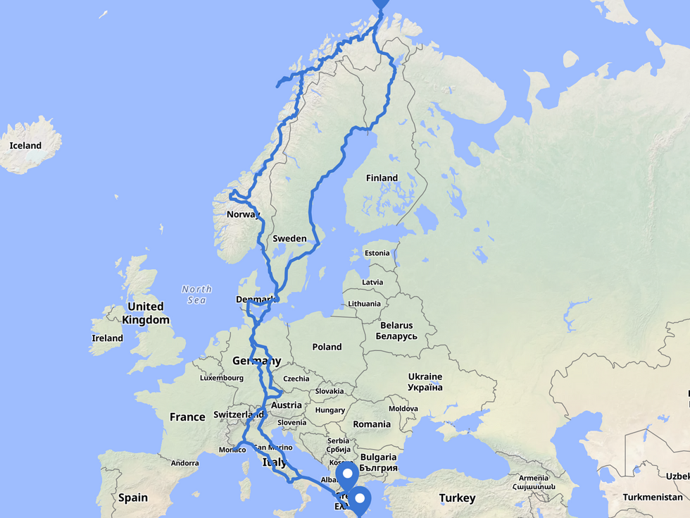total route map