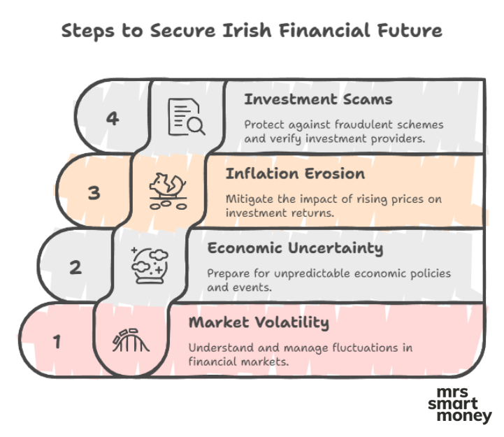 Steps to Secure Irish Financial Future Infographic