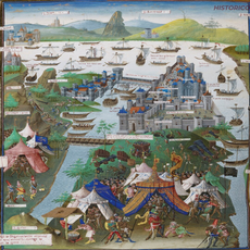 depicting the 1453 siege of constantinople