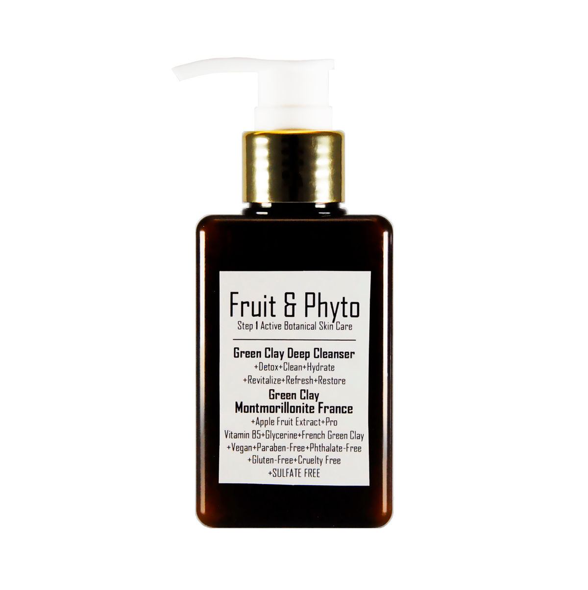 Natural French Montmorillonite Green Clay Gentle Foaming Cleanser