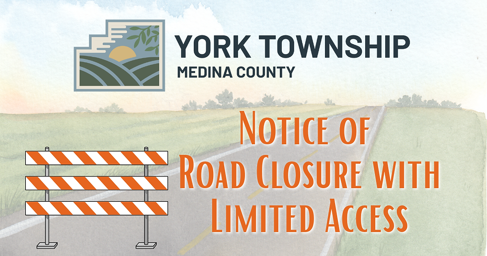 Road Closure/Limited Access Notification
