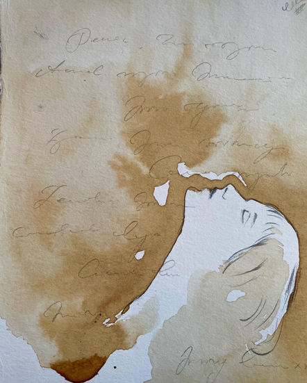 'The Call of the Void' Coffee on Paper, A5