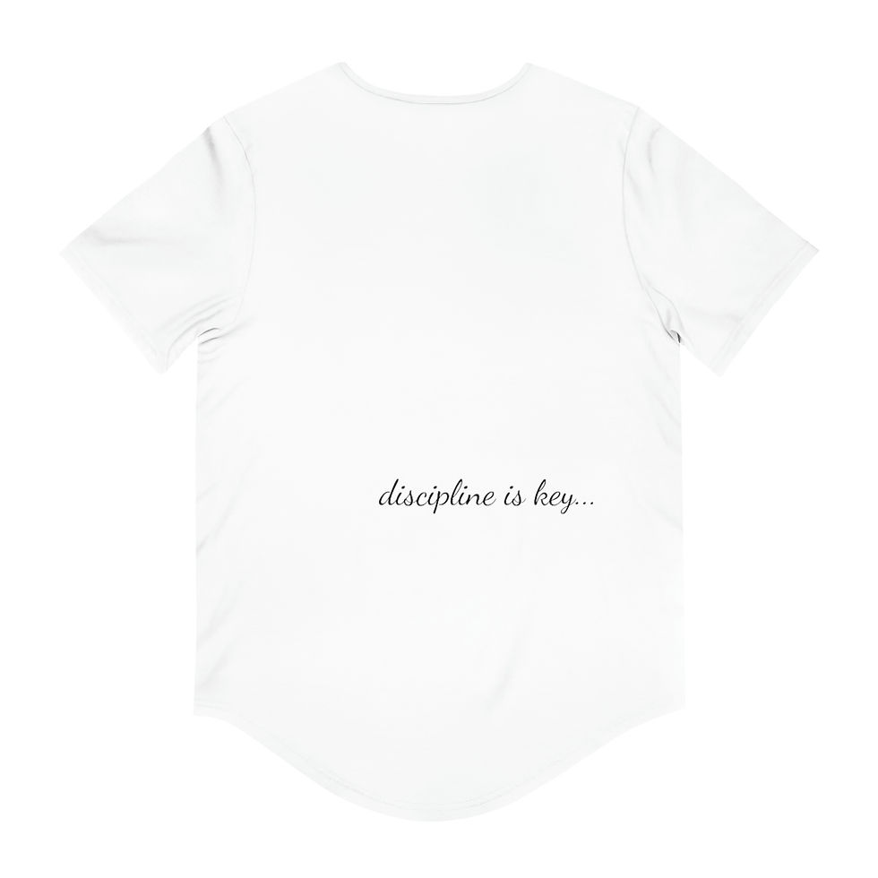 Men's Jersey Curved Hem Tee