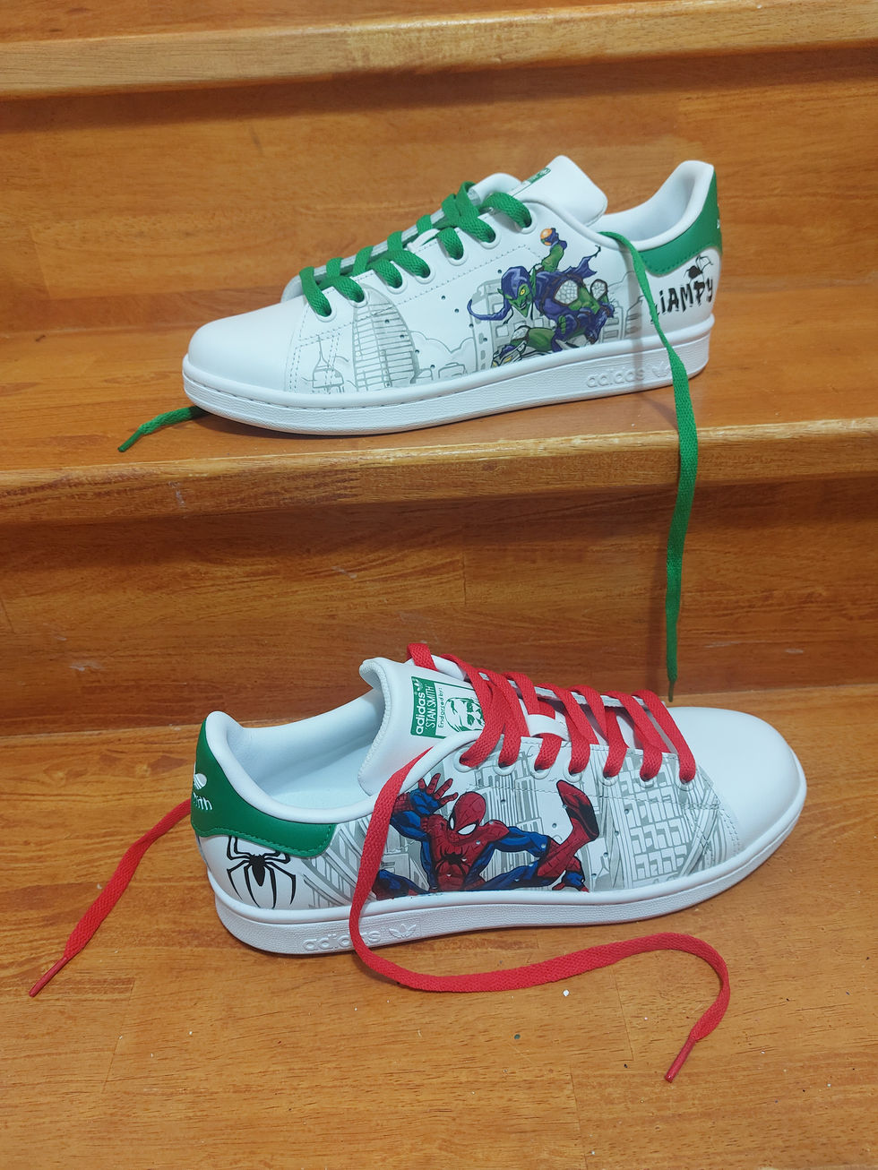 CHAUSSURES PERSONNALISÉES – baskets customisées Adultes - Spiderman