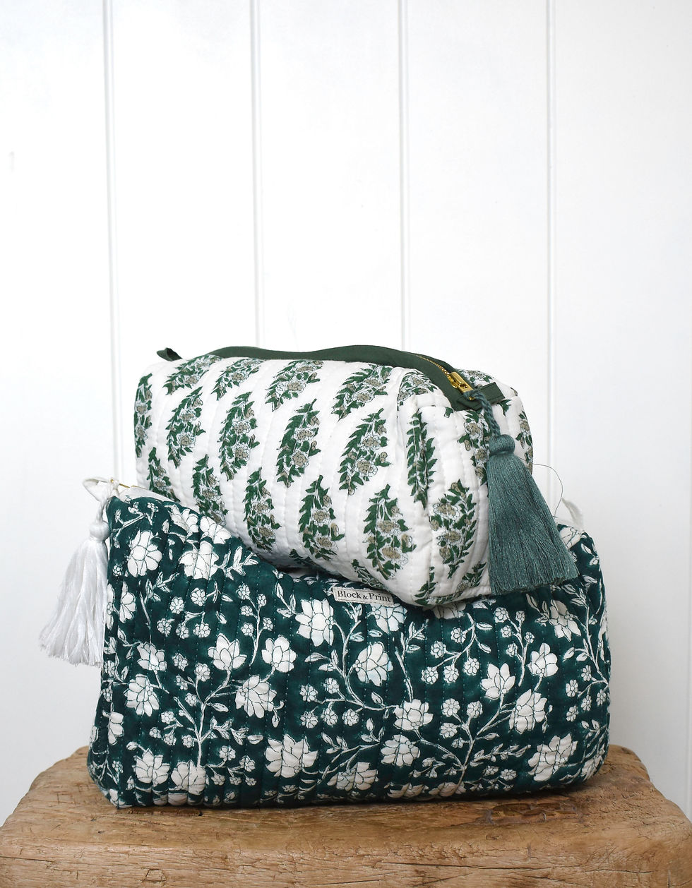 Thumbnail: Pine Dahlia Make-up Bag