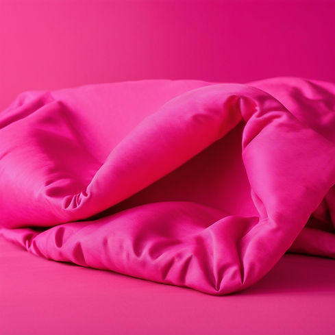 create a close up image of a hot pink comforter.jpg