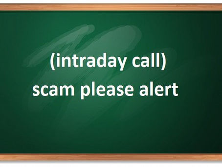 (intraday call) scam please alert