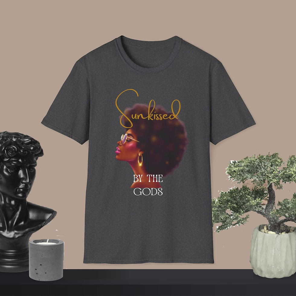 Thumbnail: Sunkissed Afro Portrait Graphic Tee