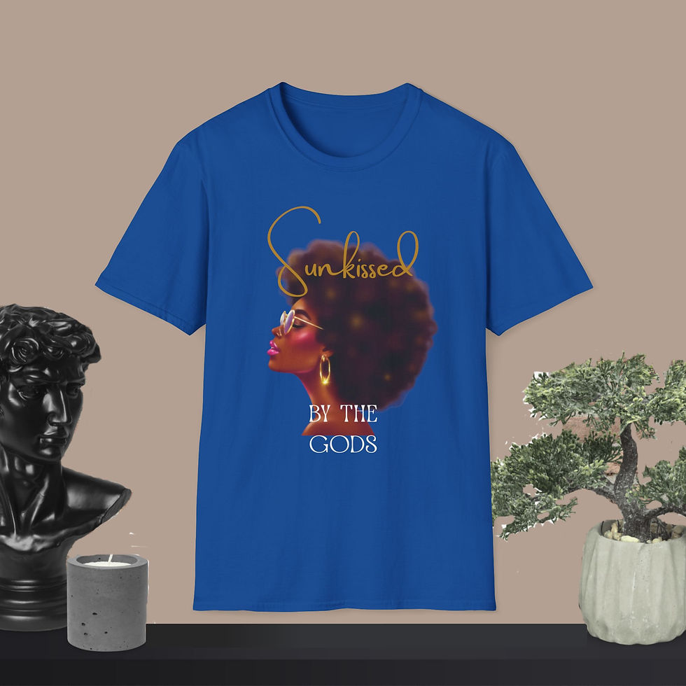 Thumbnail: Sunkissed Afro Portrait Graphic Tee
