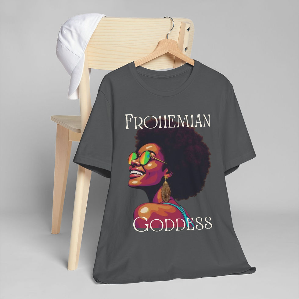 Thumbnail: Frohemian Goddess Psychedelic Graphic T-shirt