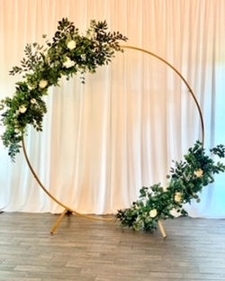 Round Floral Arch