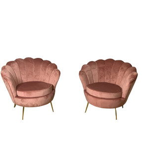 Pink Velvet Lounge Chairs rental $150 for set of 2 or $80 each