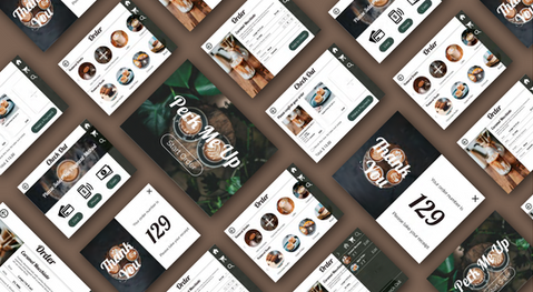 Perk Me Up Coffee Shop Kiosk Design